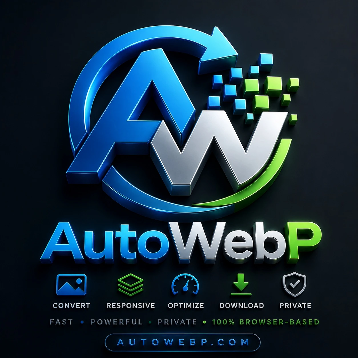 AutoWebP multi-format responsive image converter and PWA
